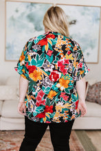 Load image into Gallery viewer, SP24- Pretty in Paradise Floral Blouse
