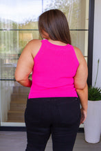 Load image into Gallery viewer, SP24- Previous Engagement Halter Neck Sweater Tank in Pink
