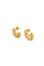 Load image into Gallery viewer, Waterproof, No Tarnish, Pushing Limits Gold Earrings
