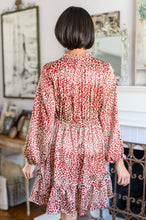 Load image into Gallery viewer, W23 Rayven Animal Print Dress in Burgundy
