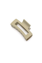 Load image into Gallery viewer, Rectangle Claw Clip in Matte Ivory
