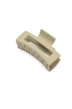 Load image into Gallery viewer, Rectangle Claw Clip in Matte Ivory
