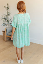 Load image into Gallery viewer, HAPTICS- Rodeo Lights Dolman Sleeve Dress in Mint Floral
