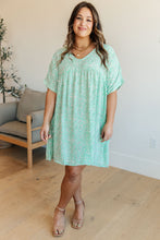 Load image into Gallery viewer, HAPTICS- Rodeo Lights Dolman Sleeve Dress in Mint Floral
