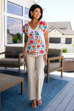 Load image into Gallery viewer, Rose Garden Embroidered Blouse (Reg &amp; Curvy)

