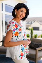 Load image into Gallery viewer, Rose Garden Embroidered Blouse (Reg &amp; Curvy)
