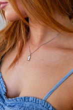 Load image into Gallery viewer, Waterproof, Sterling Silver, Rustic Pendant Necklace
