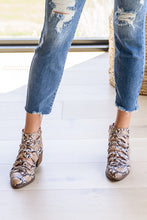 Load image into Gallery viewer, SP24- Sadie Ankle Boots In Snakeskin
