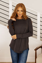 Load image into Gallery viewer, DEAL DAY!! Scoop Me Up Long Sleeve Top in Ash Grey (Reg &amp; Curvy)
