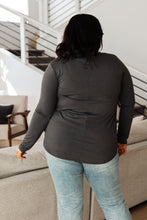 Load image into Gallery viewer, DEAL DAY!! Scoop Me Up Long Sleeve Top in Ash Grey (Reg &amp; Curvy)
