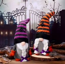 Load image into Gallery viewer, Stripes Are Nice Gnomes Set of 2
