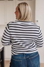 Load image into Gallery viewer, Self Improvement V-Neck Striped Sweater (Reg &amp; Curvy)
