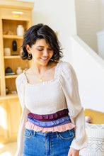 Load image into Gallery viewer, SP24- Shirley Smocked Ruffle Blouse

