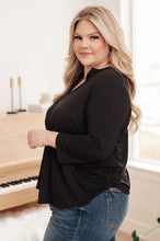 Load image into Gallery viewer, SP24- SEW IN LOVE- So Outstanding Top in Black
