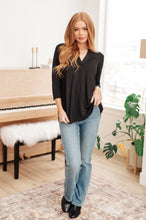 Load image into Gallery viewer, SP24- SEW IN LOVE- So Outstanding Top in Black
