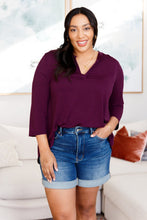 Load image into Gallery viewer, SEW IN LOVE- So Outstanding Top in Dark Magenta
