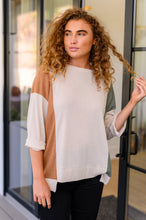 Load image into Gallery viewer, SP24- Split Personality Color Block Top (Reg &amp; Curvy)
