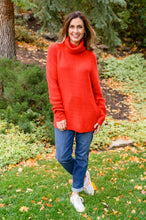 Load image into Gallery viewer, W23 Steady Pace Roll Neck Sweater in Red
