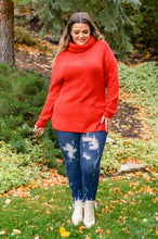 Load image into Gallery viewer, W23 Steady Pace Roll Neck Sweater in Red
