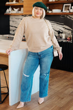 Load image into Gallery viewer, SP24- BIBI- String Me Along Pearl Accent Sweater
