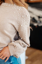 Load image into Gallery viewer, SP24- BIBI- String Me Along Pearl Accent Sweater
