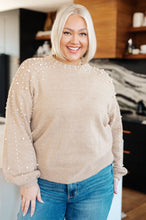 Load image into Gallery viewer, SP24- BIBI- String Me Along Pearl Accent Sweater
