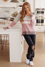 Load image into Gallery viewer, SP24- ONE ELEVEN NORTH- Stripes on Stripes Hoodie (Reg &amp; Curvy)
