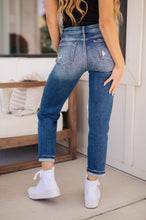 Load image into Gallery viewer, Suki Mid Rise Sequin Patch Tapered Jeans by Risen (Sizes 1 - 3XL)
