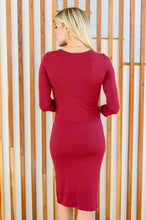 Load image into Gallery viewer, Sure to Fall in Love Bodycon Dress
