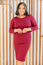 Load image into Gallery viewer, Sure to Fall in Love Bodycon Dress

