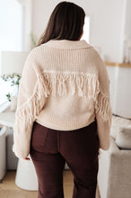 Load image into Gallery viewer, SP24- Sweet Surrender Fringe Sweater (Reg &amp; Curvy)
