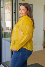 Load image into Gallery viewer, VERY J- Sweeter Than Nectar Lace Button Down in Honey
