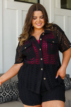 Load image into Gallery viewer, Talk of the Town Lace Set in Black (Two-Piece)

