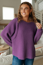 Load image into Gallery viewer, Thought It Over Textured Pullover (Reg &amp; Curvy)
