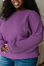Load image into Gallery viewer, Thought It Over Textured Pullover (Reg &amp; Curvy)
