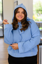 Load image into Gallery viewer, ONE ELEVEN NORTH- Throwback Heartthrob Hoodie in Sky (Reg &amp; Curvy)
