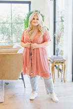 Load image into Gallery viewer, SP24- Nostalgic Note Striped Mock Neck Top
