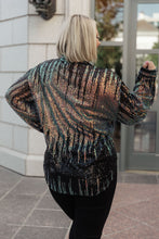 Load image into Gallery viewer, Too Glitz to Glam Button Up Shirt (Reg &amp; Curvy)
