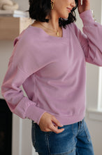 Load image into Gallery viewer, Totally Verified Long Sleeve V-Neck Top
