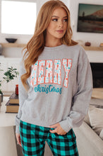 Load image into Gallery viewer, Merry Christmas Sweatshirt in Grey (Reg &amp; Curvy)
