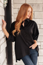 Load image into Gallery viewer, ONE ELEVEN NORTH- Turned Out Perfect Oversized Button-Down Shirt
