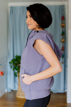 Load image into Gallery viewer, W23 Up And Ready Cap Sleeve Workout Hoodie
