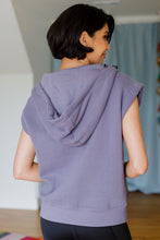 Load image into Gallery viewer, W23 Up And Ready Cap Sleeve Workout Hoodie
