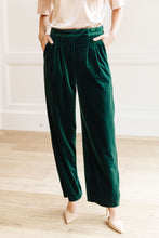 Load image into Gallery viewer, SP24- Velvet Elvis Wide Leg Velvet Pants
