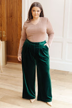 Load image into Gallery viewer, SP24- Velvet Elvis Wide Leg Velvet Pants
