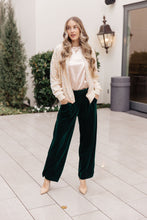 Load image into Gallery viewer, SP24- Velvet Elvis Wide Leg Velvet Pants
