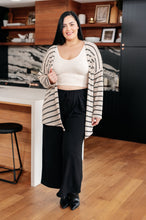 Load image into Gallery viewer, WHITE BIRCH- Weekend Adventure Striped Longline Cardigan
