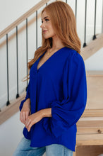 Load image into Gallery viewer, What Do You Say Balloon Sleeve Blouse
