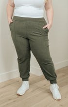 Load image into Gallery viewer, SP24- RAE MODE- Where Are You High Rise Joggers in Olive
