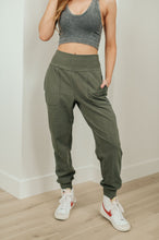 Load image into Gallery viewer, SP24- RAE MODE- Where Are You High Rise Joggers in Olive
